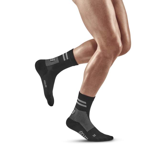 Training Socks Mid Cut Unisex Black - Main Image