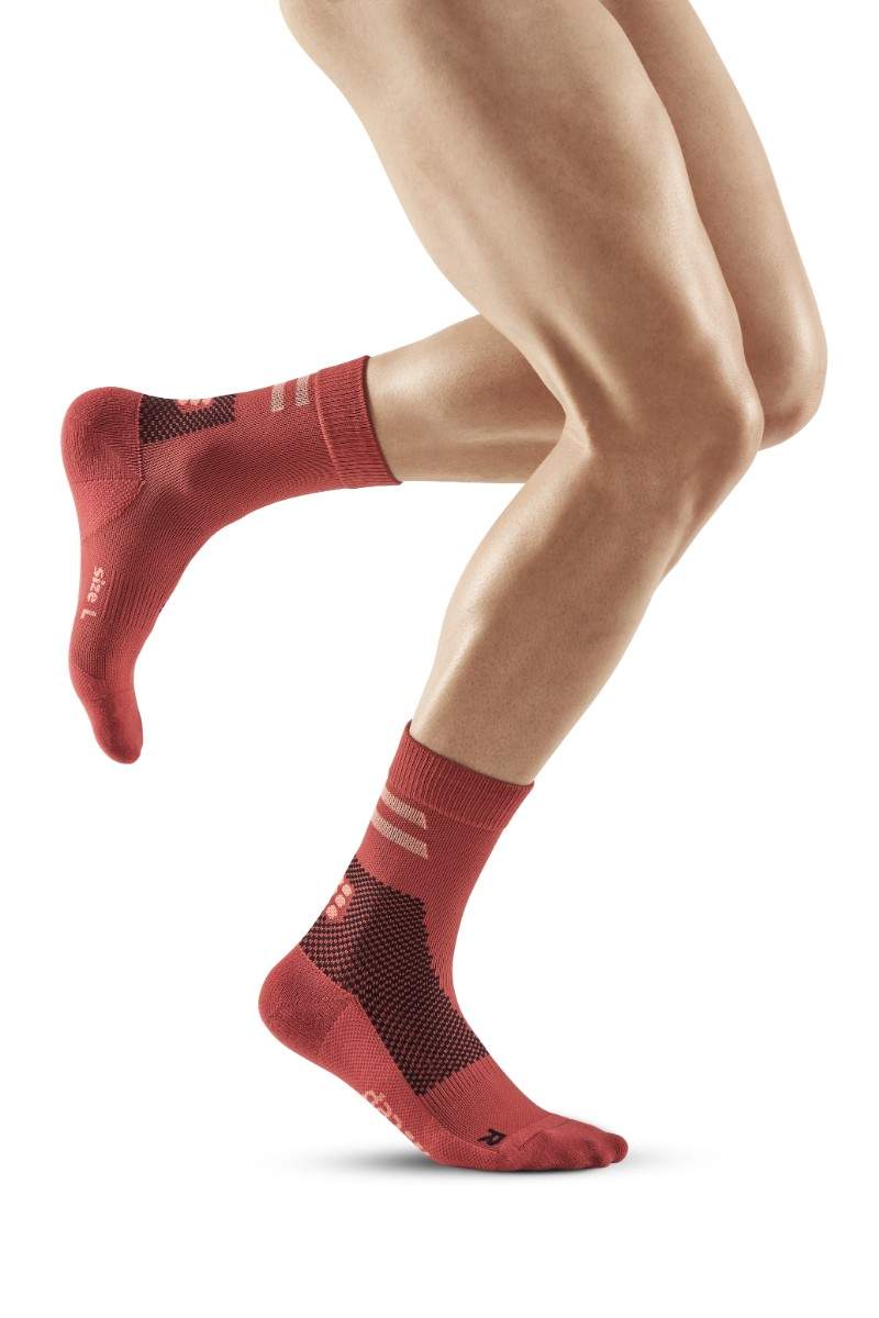 Training Socks Mid Cut Unisex Red – CEP Sports