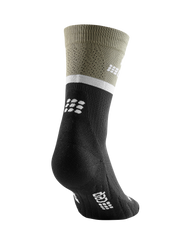 The Run Compression Mid Cut Socks 4.0, Men - Olive/Black
