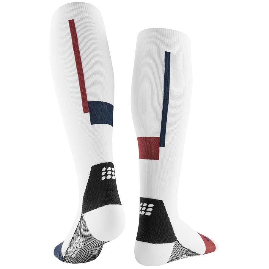 The Run Limited 2024.1 Run Tall Socks Men - White