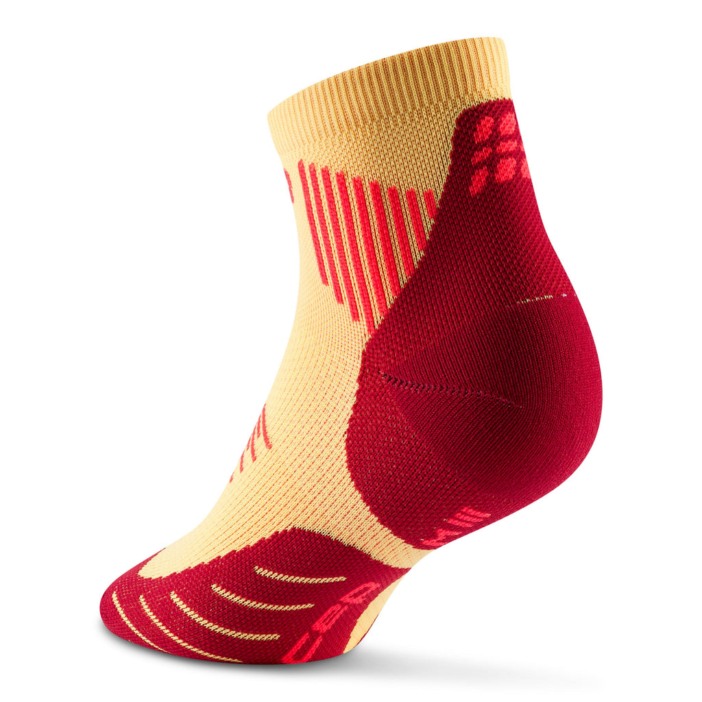 Core Run 5.0 Low Cut Socks Women - Marigold/Burgundy