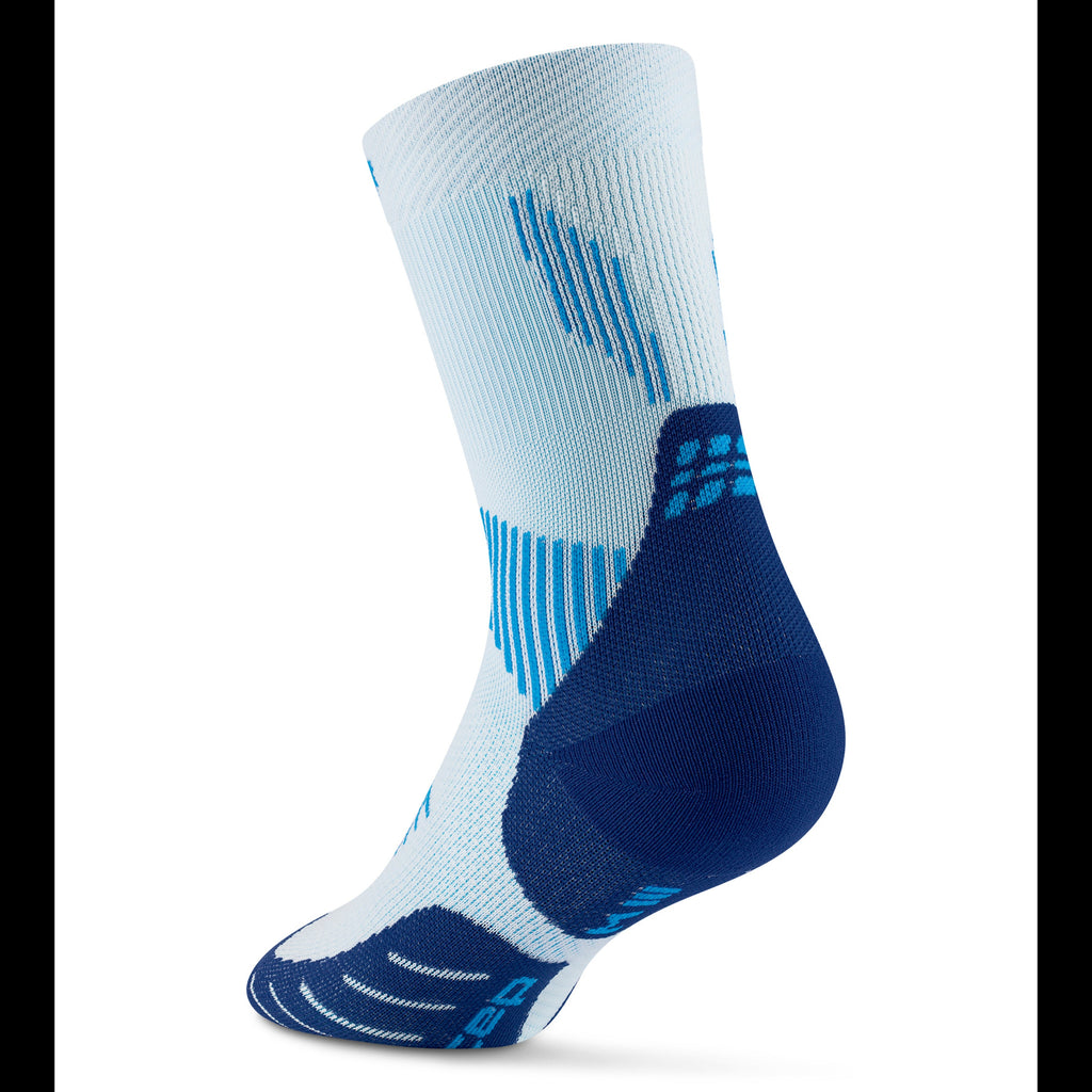 Core Run 5.0 Mid Cut Socks Men - Ice/Blue