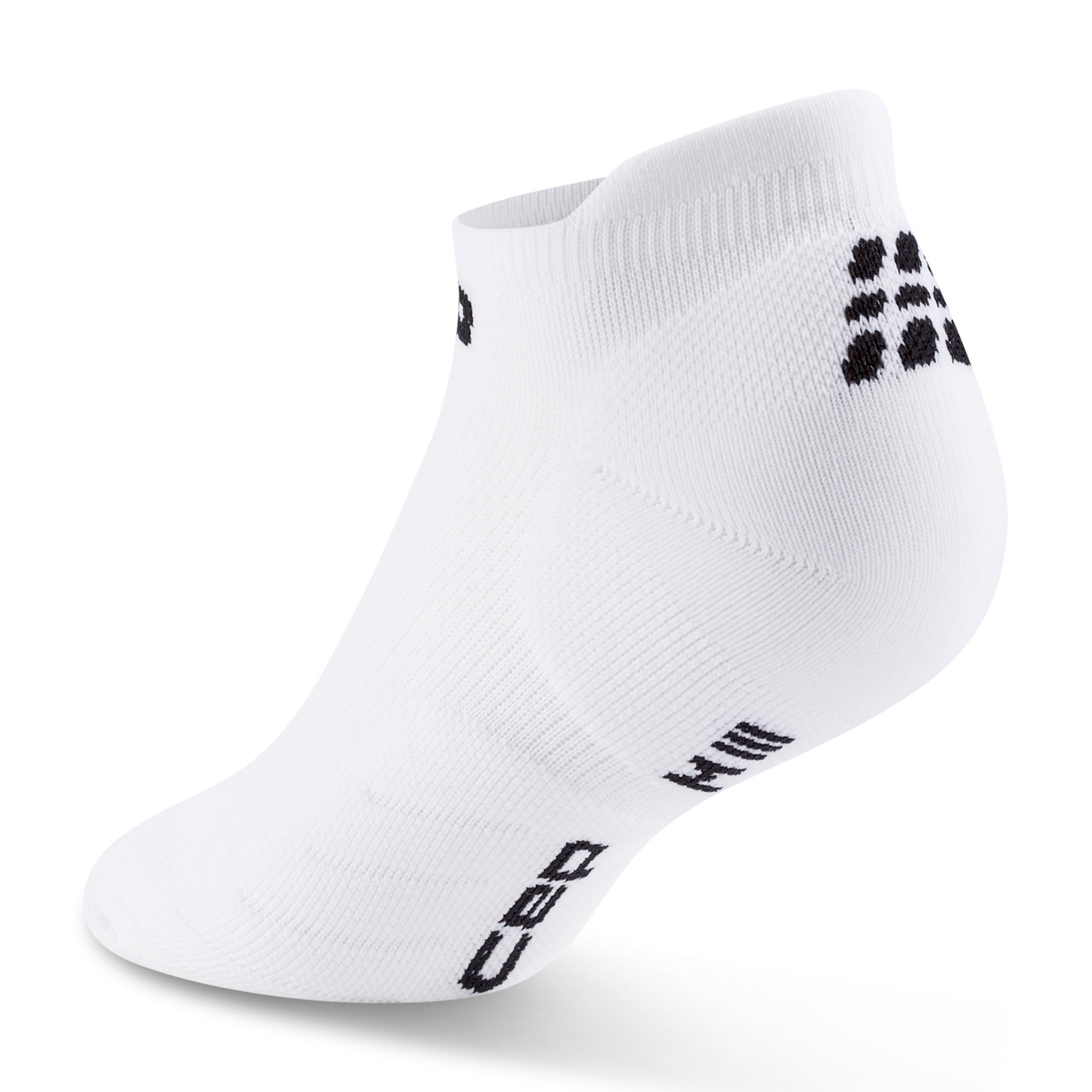 Core Run 5.0 No Show Socks Men - White