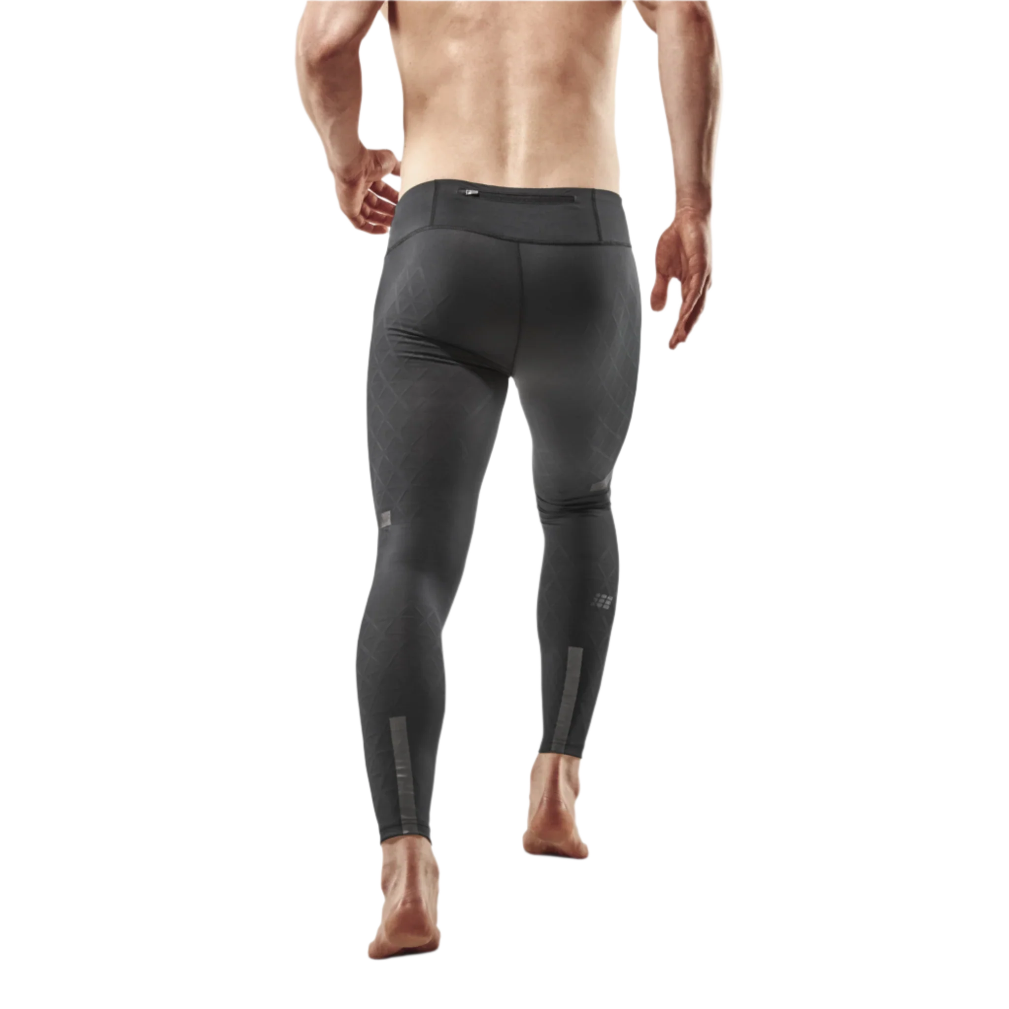 The Run Support Tights, Men - Black