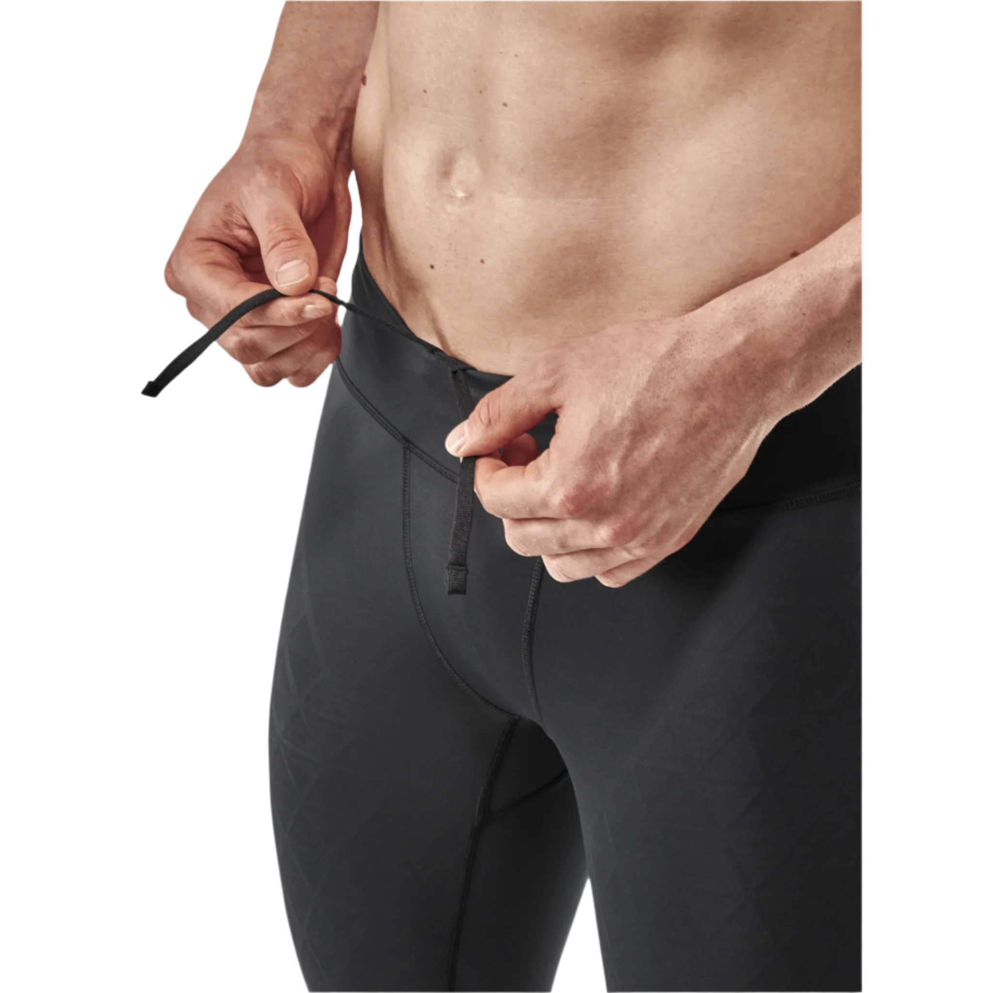 The Run Support Tights, Men - Black