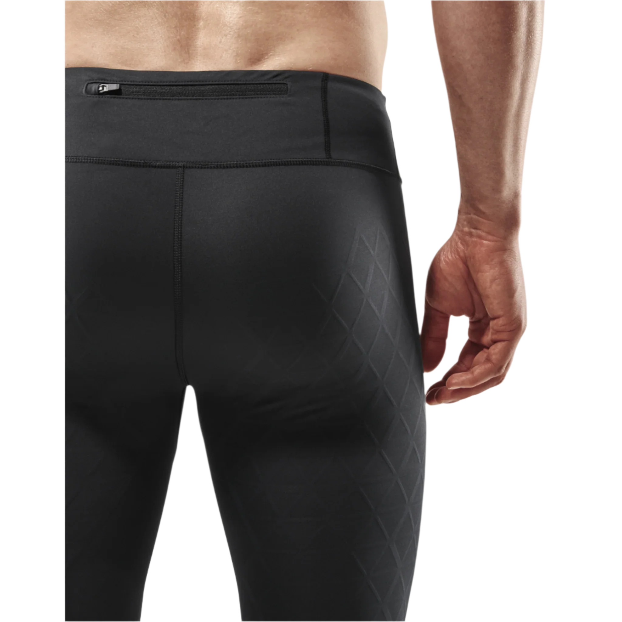 The Run Support Tights, Men - Black