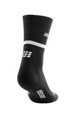 The Run Compression Mid Cut Socks, Men - Black