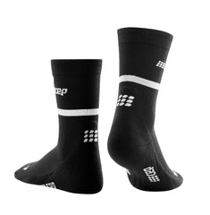 The Run Compression Mid Cut Socks, Men - Black