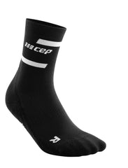 The Run Compression Mid Cut Socks, Men - Black