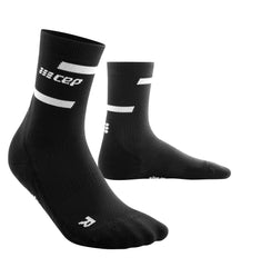 The Run Compression Mid Cut Socks, Men - Black