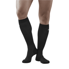 Infrared Recovery Compression Socks, Men - Black/Black